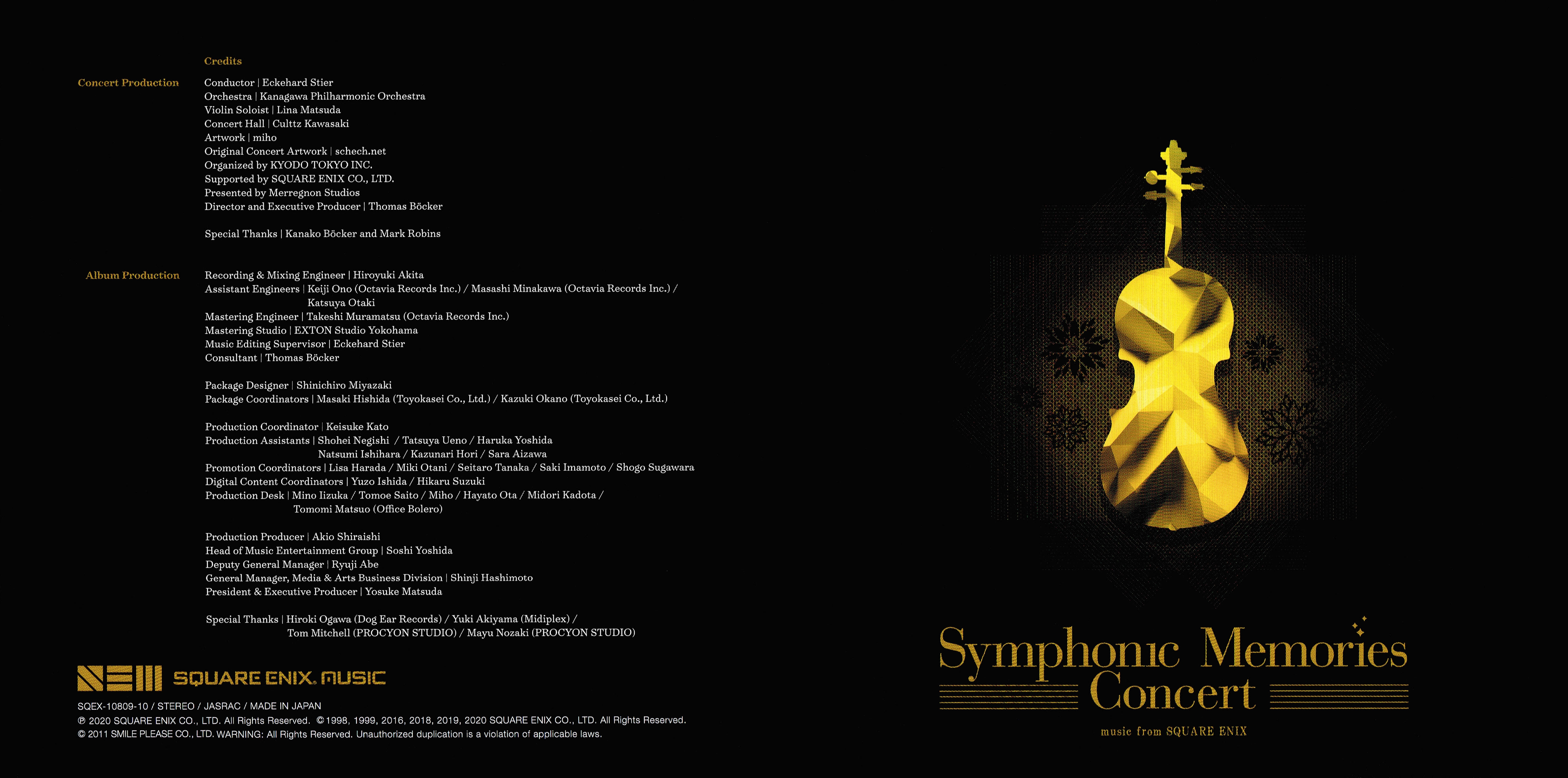 Symphonic Memories Concert - music from SQUARE ENIX (2020